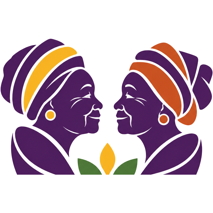 Nothelwa symbol: two grandmothers facing one another